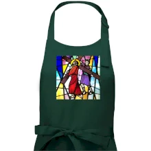 Vitráž - Ježíš a kříž