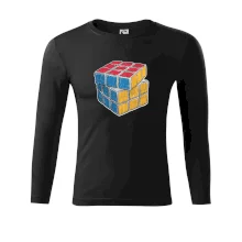 Rubikova kostka kreslená