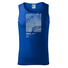 Smrk - vrstevnice v obdélníku