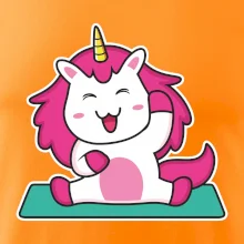 Yoga veselý jednorožec