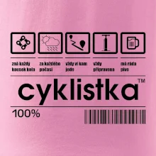 Čárový kód - Cyklistka