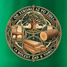 Od stromu až po dřevěnou židli