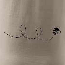 Dráha letu včely - smyčka