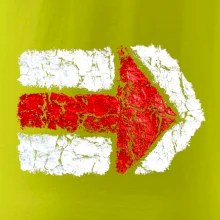 Párová turistická značka  červená