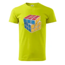 Rubikova kostka kreslená