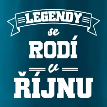 Legendy se rodí v říjnu