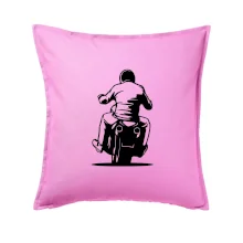 Motorkář na zádech - chopper