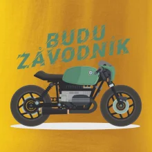 Budu závodník  zelený cafe racer