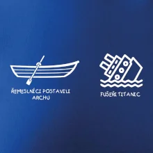 Řemeslnici postavili archu, fušeři Titanic