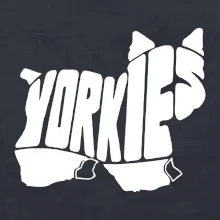 Jorkšírský teriér - Yorkie - Nápis v těle