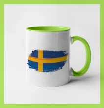 Švédská vlajka kreslená