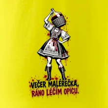 Streetart - Večer malérečka, ráno léčím opicu