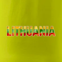 Lithuania - nápis vlajka