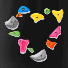 Lezení na stěně - srdce