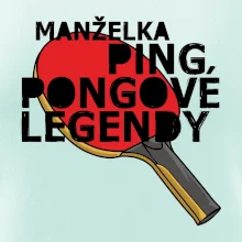 Manželka ping pongové legendy