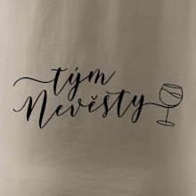 Tým nevěsty červené víno