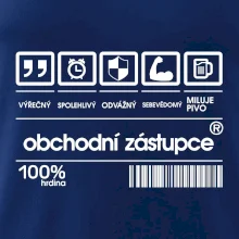 Čárový kód obchodní zástupce