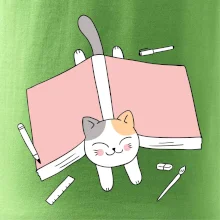 Učení na státnice kočka