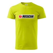 Záchranář rescue kříž červený Záchranář rescue kříž červený