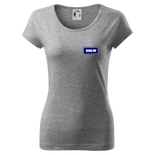 Jméno a věk - uliční cedule - modrá