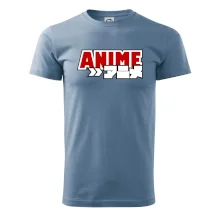 Anime nápis červený