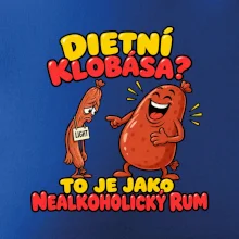 Dietní klobása jako nealkoholický rum