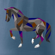 Kůň geometrie barevný