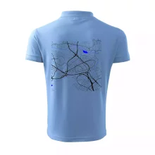 Praha - 14100 mapa s vodními toky