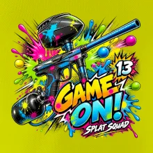 Barevná exploze game on paintball