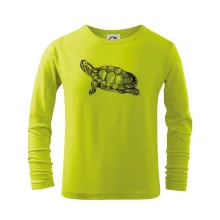 Tužkou kreslená želva