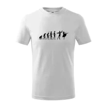 Evoluce tanec - muž a žena se sukní