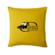 Bagrista v kruhu - vlastní nápis