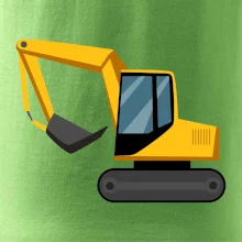 Bagr bez nápisu  z boku