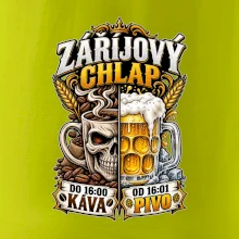 Záříjový chlap -  do 16 káva  od 16 pivo