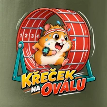 Běžecký křeček na oválu