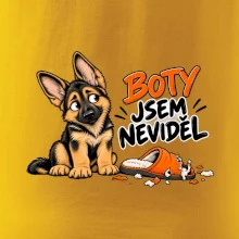 Boty jsem neviděl - štěně vlčáka