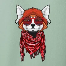 Červená panda hipster