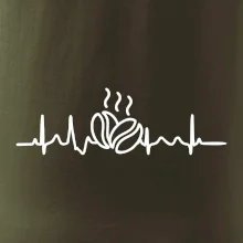 EKG zrna kávy