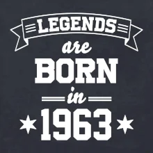 Legends are born in 1963