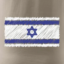 Vlajka Izrael kreslená