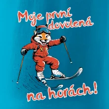 Moje první dovolená na horách hnědá  liška