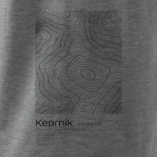 Keprník - vrstevnice v obdélníku