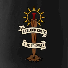 Geodet zatluču kolík a je to svatý