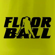 Floorball nápis rovný