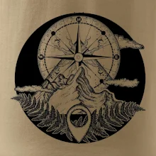 Cestování - hory kompas