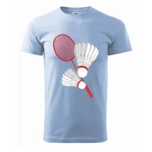 Badminton - pálka a košík