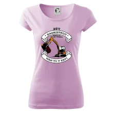 Bagr - být bagristkou nebyla moje volba