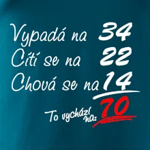 Vypadá, cítí se, chová se - 70 let