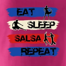 Eat sleep salsa repeat