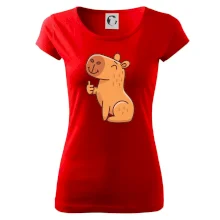 Kapybara s palcem nahoru